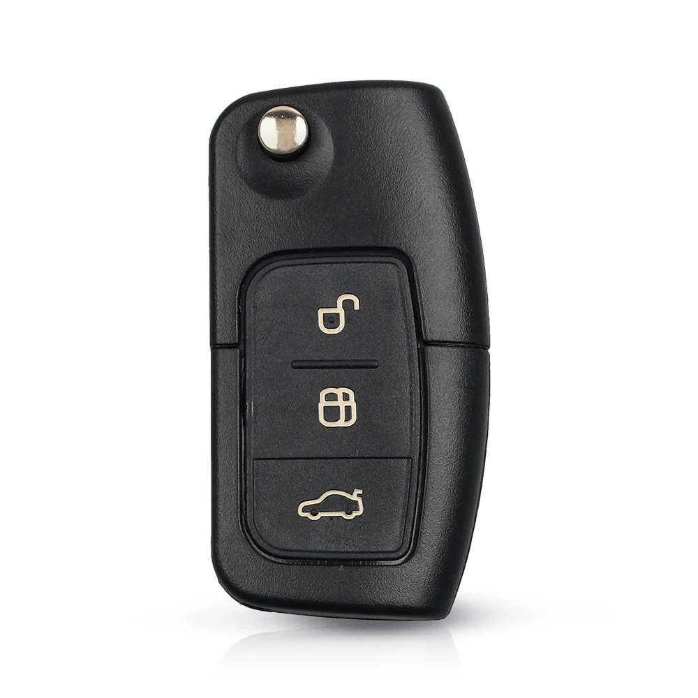 3 Buttons Flip Folding Remote Control Key for Ford Focus Mondeo Fiesta 2013 Fob Case 4D63 Chip
