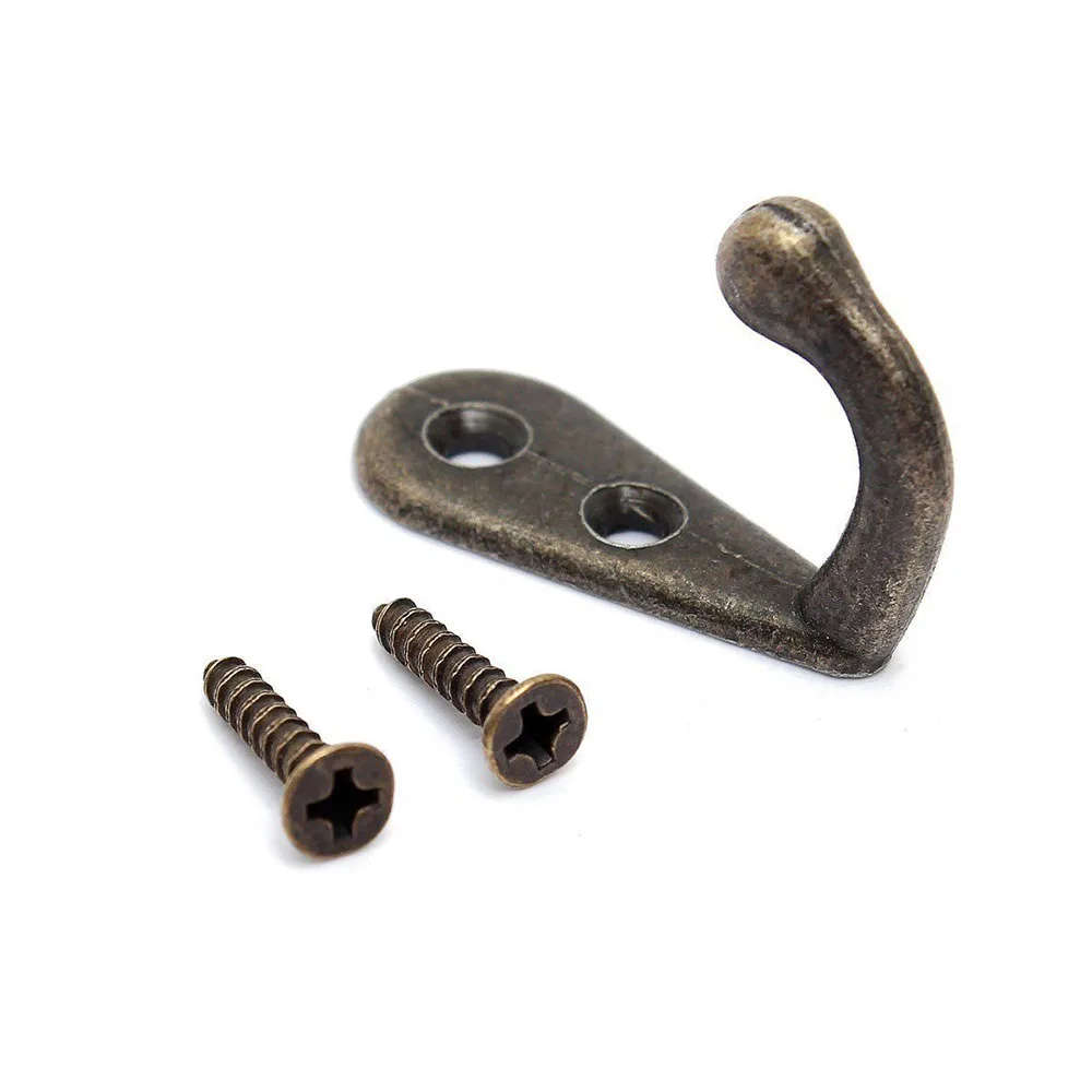 Wall Door Metal Antique Hook Hanger 10 Pieces