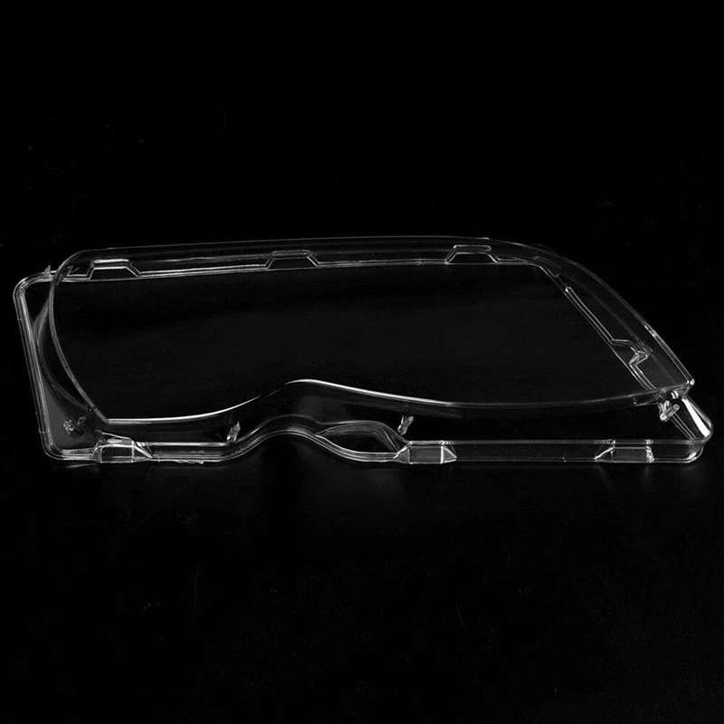 2 Pcs Replacement Left & Right Headlight Protective Shell Cover for E46 4 DR 2002-2005