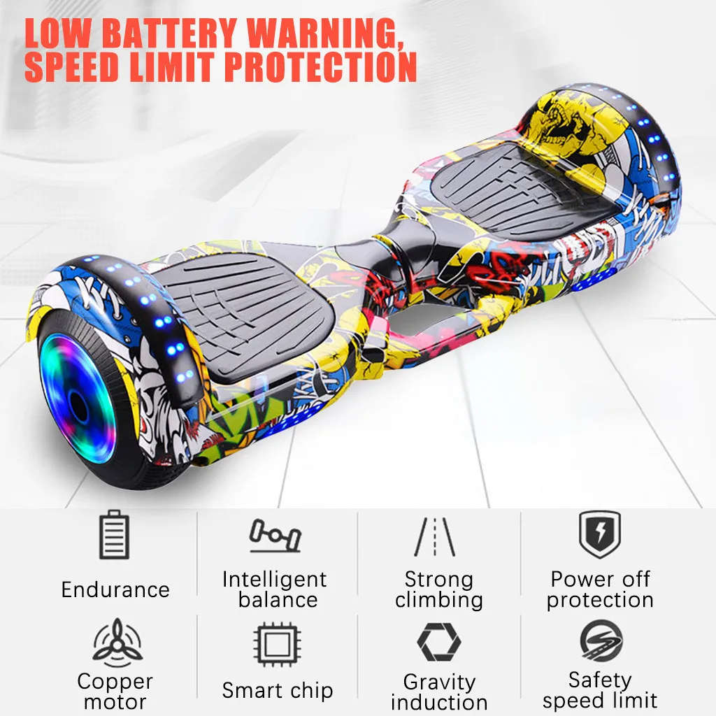 Hoverboard 6.5 inch With Bluetooth Speaker ( Multi-color Only)