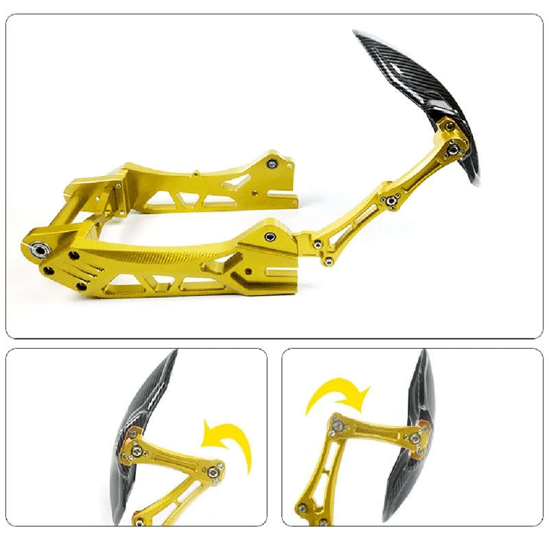 Wheel Rear Mudguard Fender Tire Splash Guard for Honda Yamaha TMAX 530 Suzuki GN125 Kawasaki