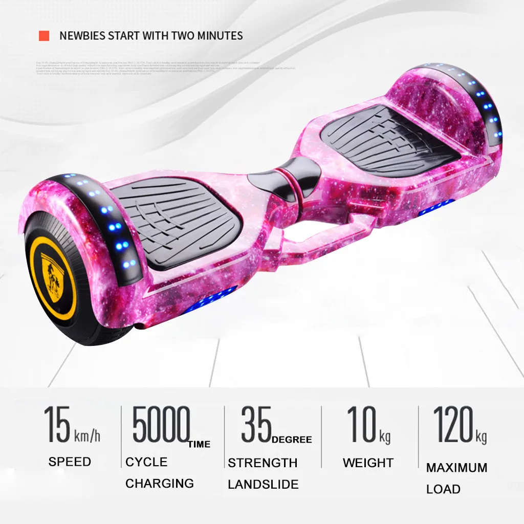 Hoverboard With Bluetooth Speaker and LED lights