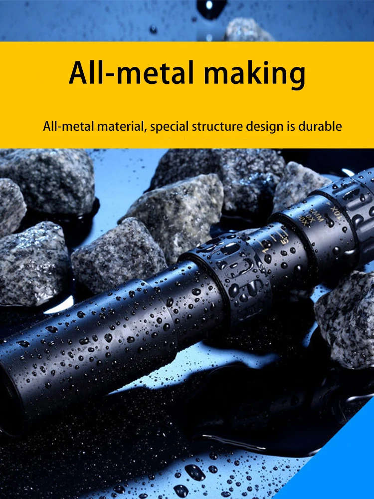 10-300X Zoom Professional Monocular Telescope HD 4K Powerful Binoculars Long Range High Qu