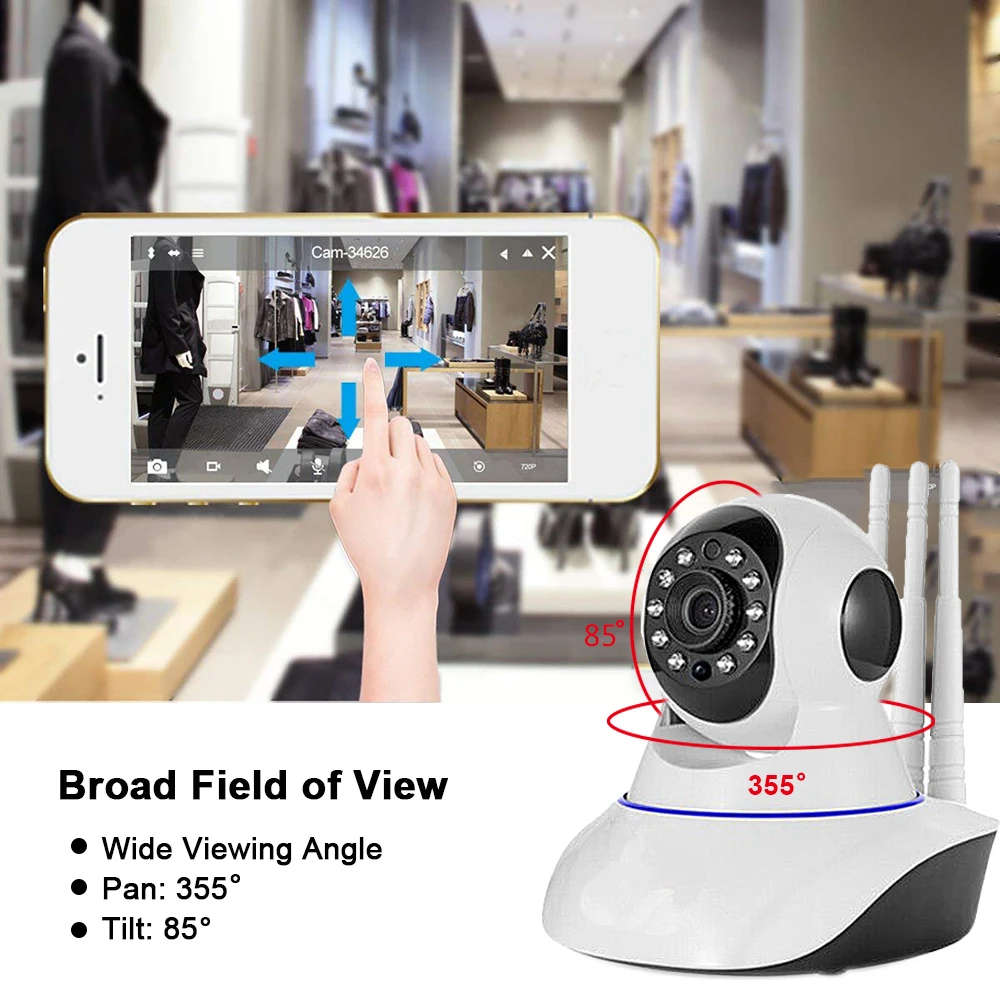 1080P Wireless WIFI IP Camera Home Indoor Security Monitor Smart Network Video