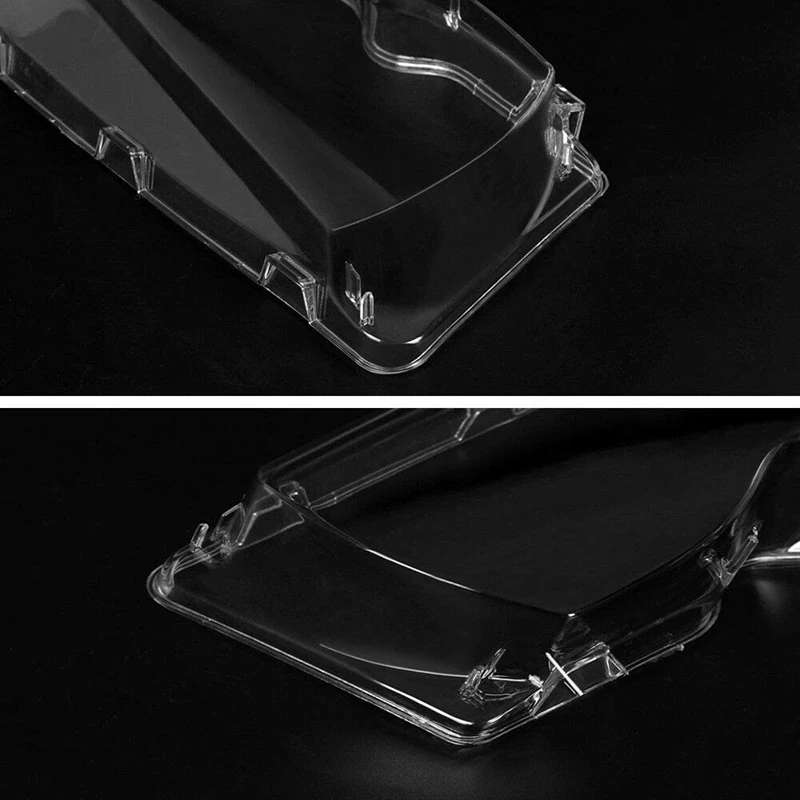 2 Pcs Replacement Left & Right Headlight Protective Shell Cover for E46 4 DR 2002-2005