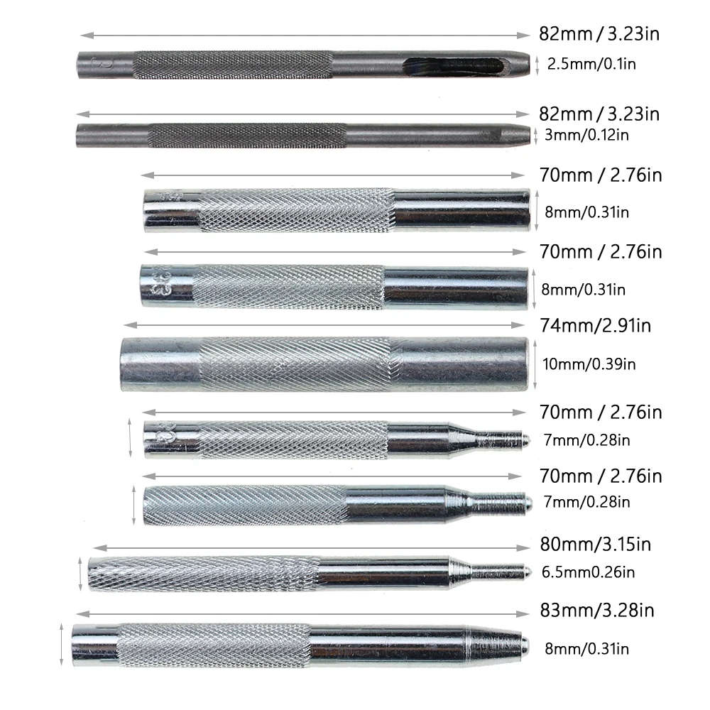 Hole punch kit 12 pcs