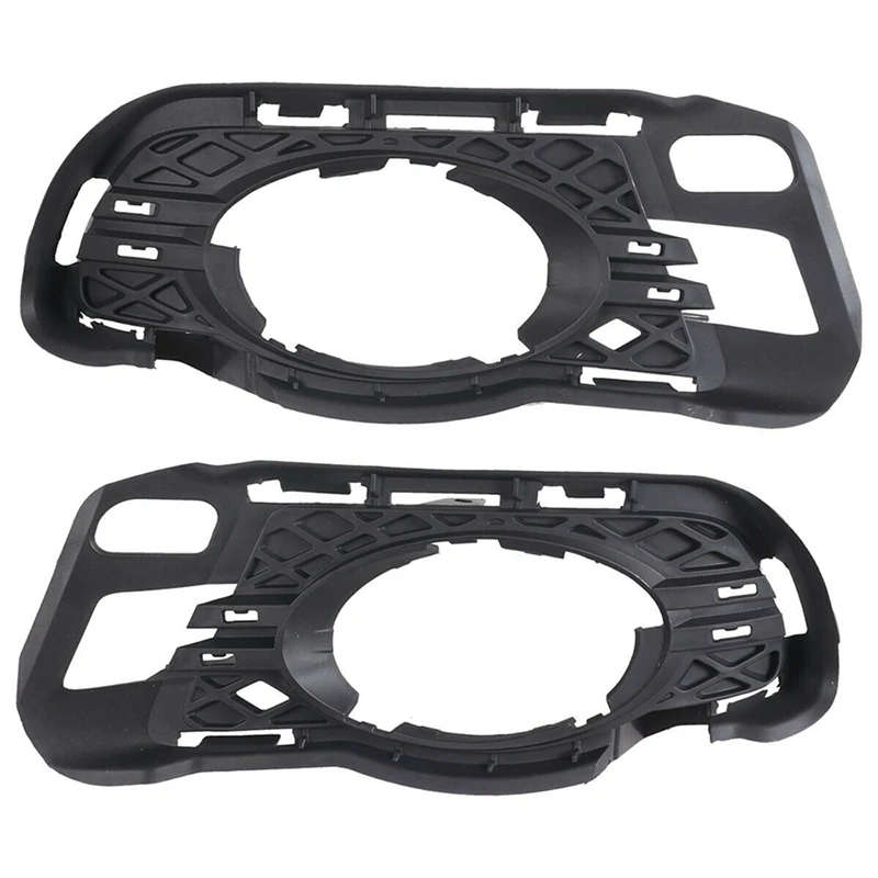 Front Bumper Fog Light Grille with Chrome Trim for Benz W204 C250 C300 C350