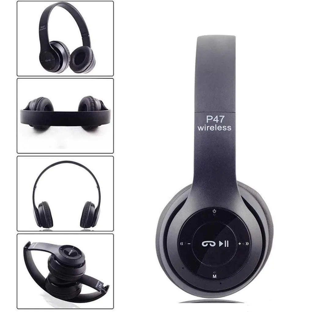 P47 Wireless Bluetooth Stereo Headphones [ USB Charging ] Random Colours