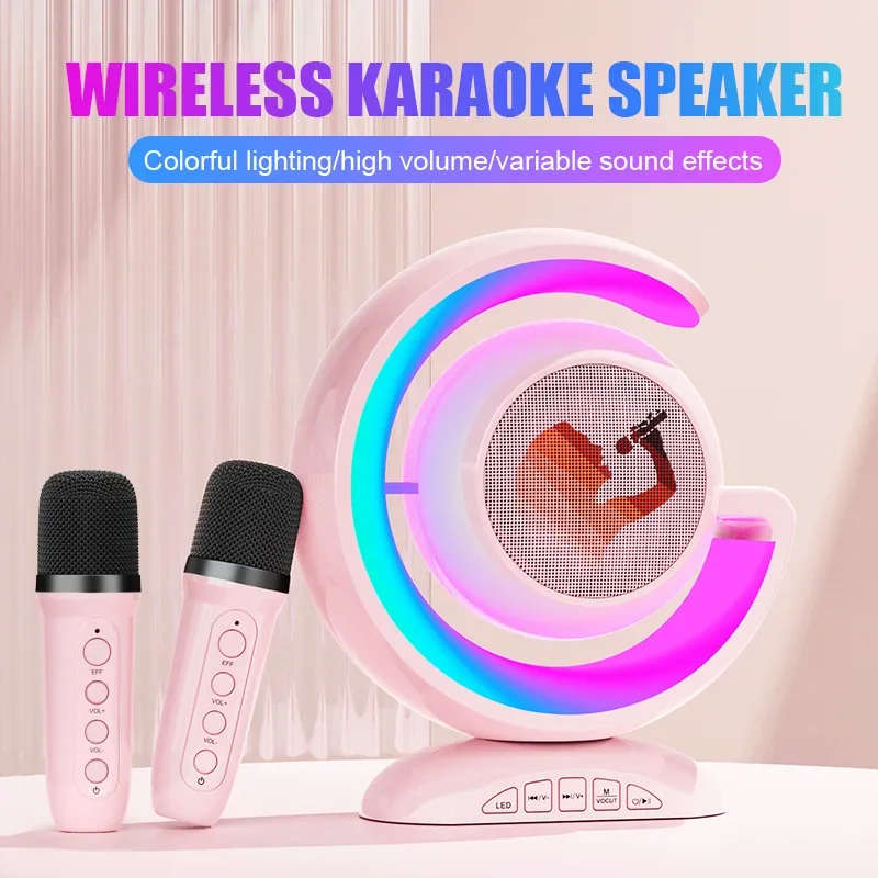 Wireless Bluetooth Speaker Cool LED Light