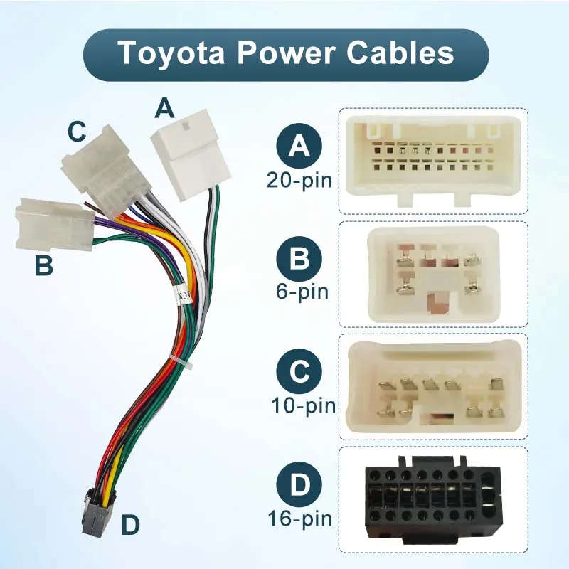 Toyota 7 inch 4GB 64GB QLED Universal Android Multimedia Navigation System