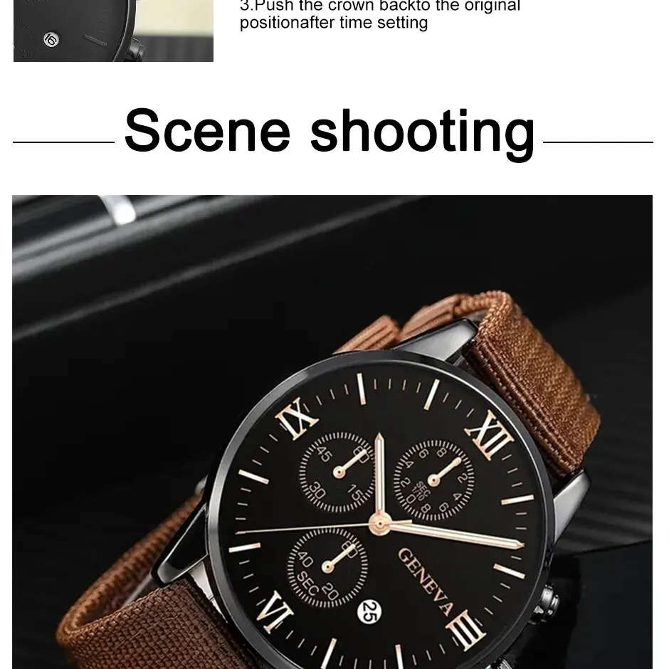 4pcs Quartz Watches Bracelet Watch Set