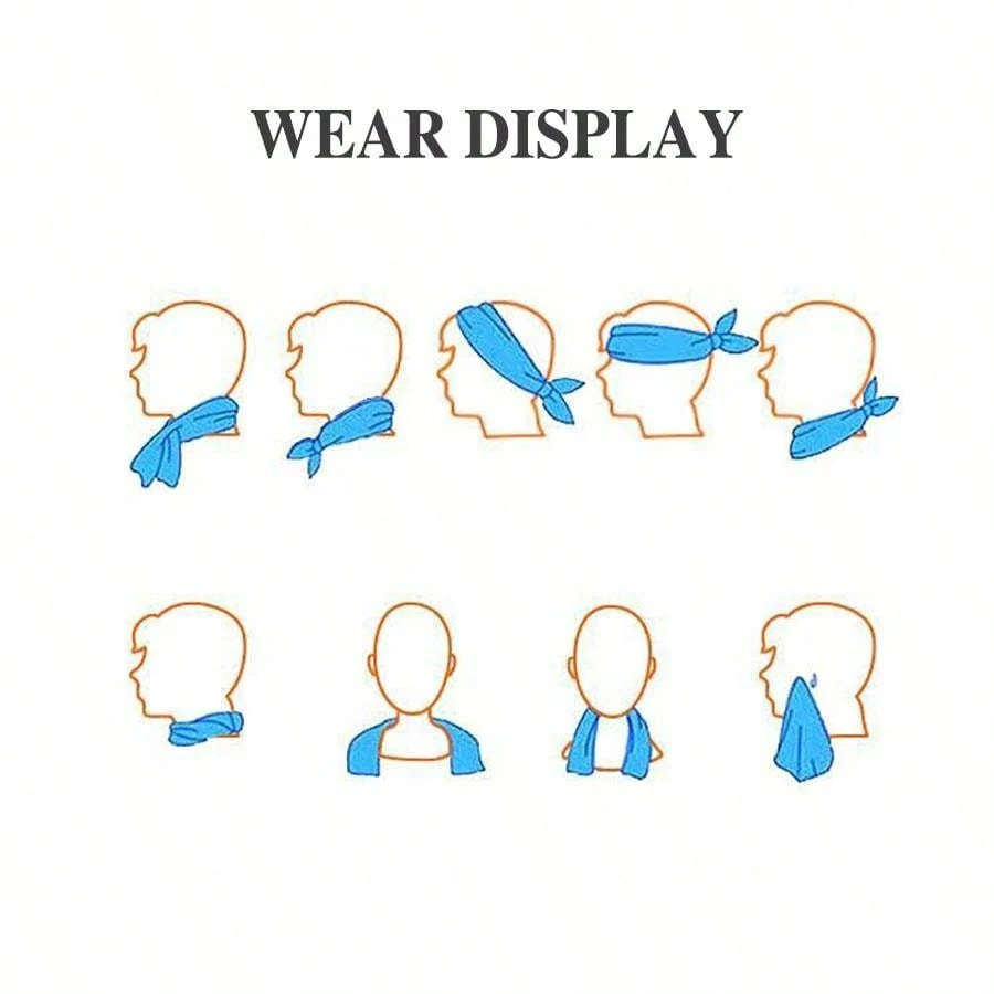 6 pcs Quick Cooling Towels