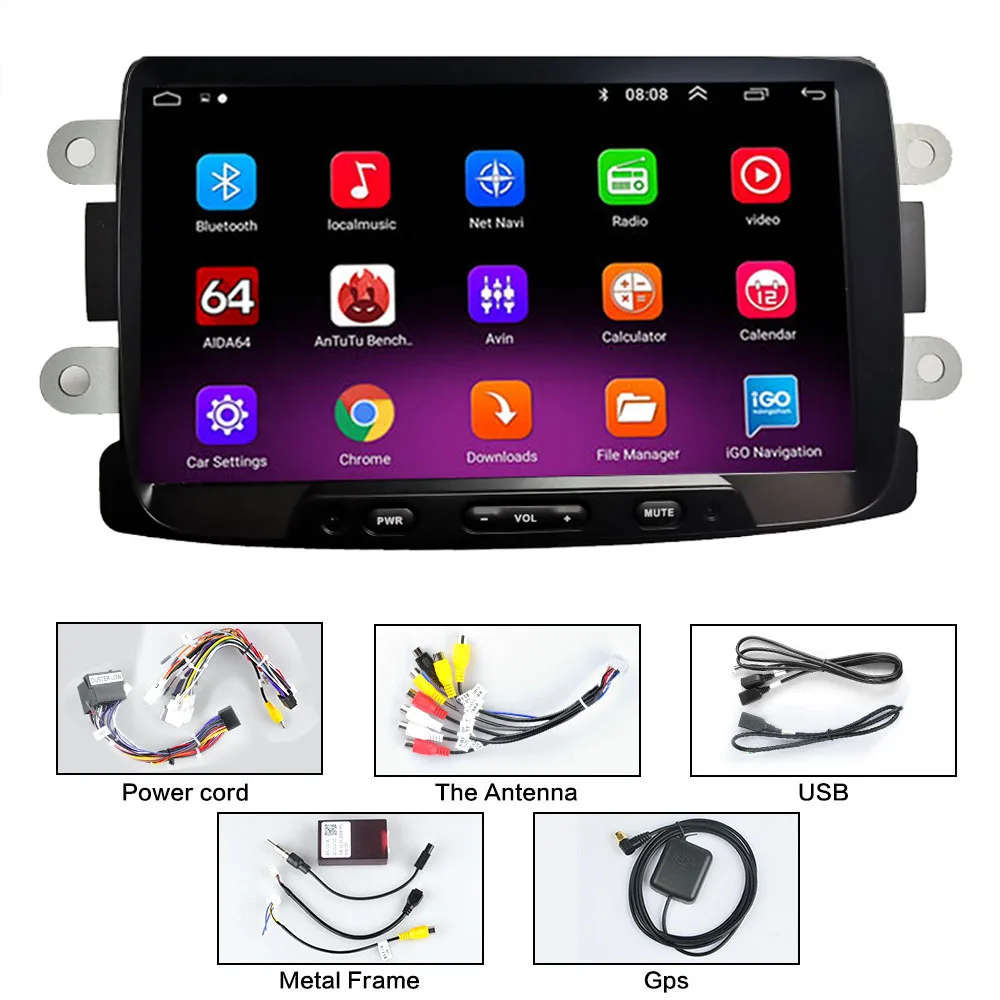 Car Radio Multimedia Video Player Android For Renault Duster Sandero Lodgy Capture Symbol Docker