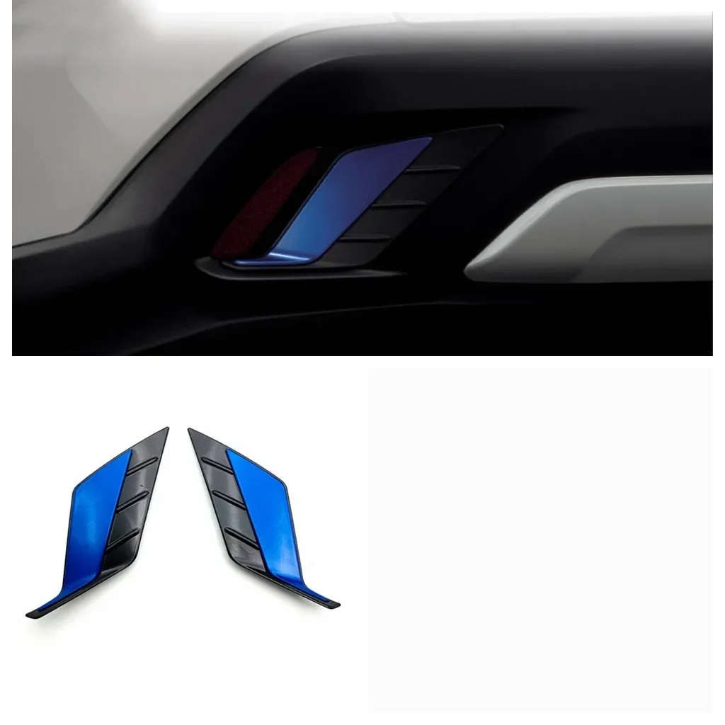 For Toyota Corolla CROSS XG10 2020 2021 2022 2023 ABS Chrome  Frame Rear Fog Light Lamp Cover Trims