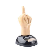 Solar Powered Mid Finger Shaking Toy Car Dashboard