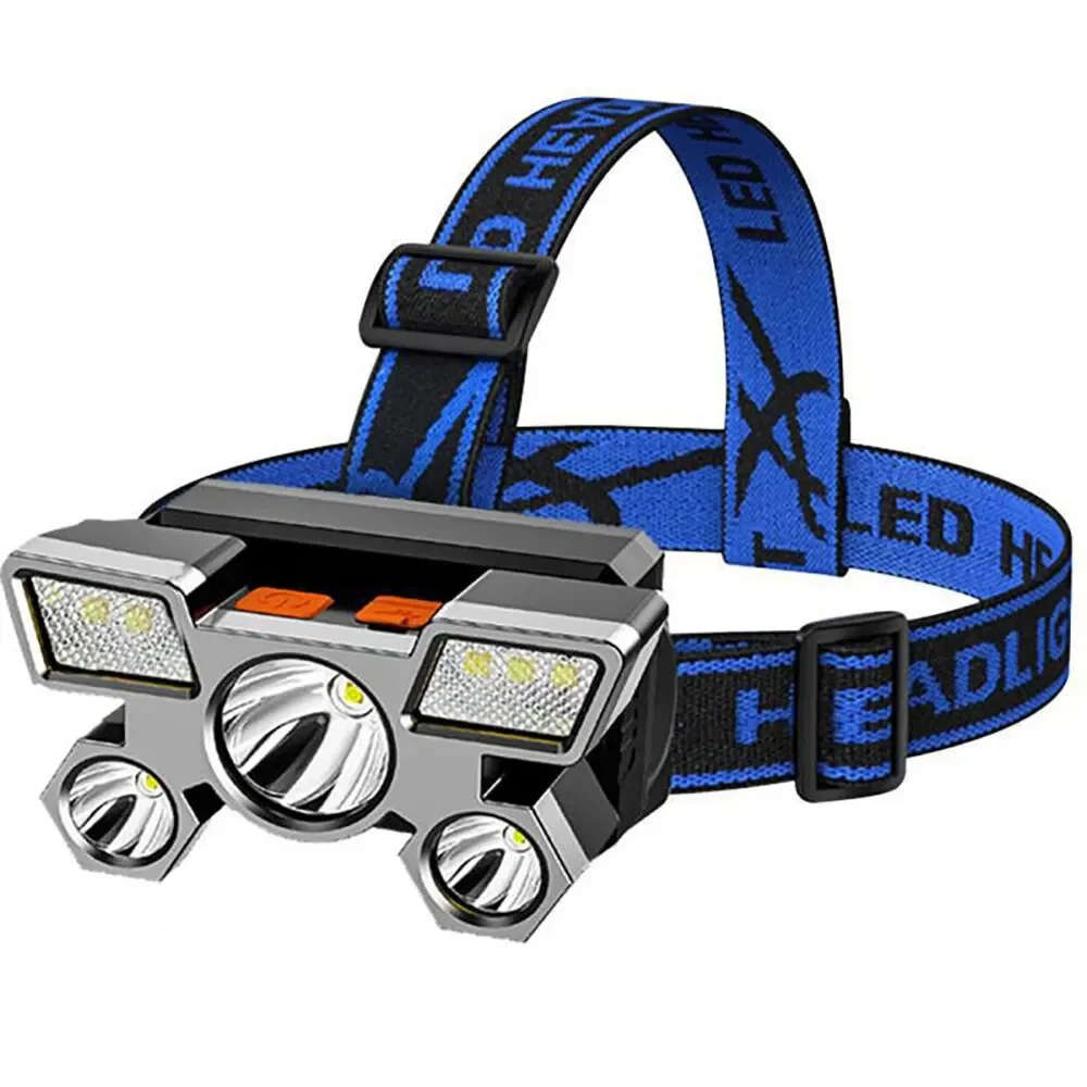 LED Fishing Headlamp - Rechargeable - Blue
