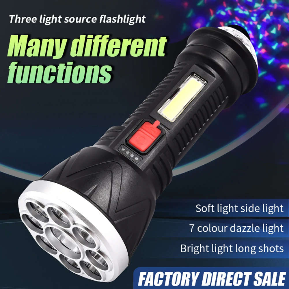 Flashlight Magic ball Stage Lamp Multifunctional Torch