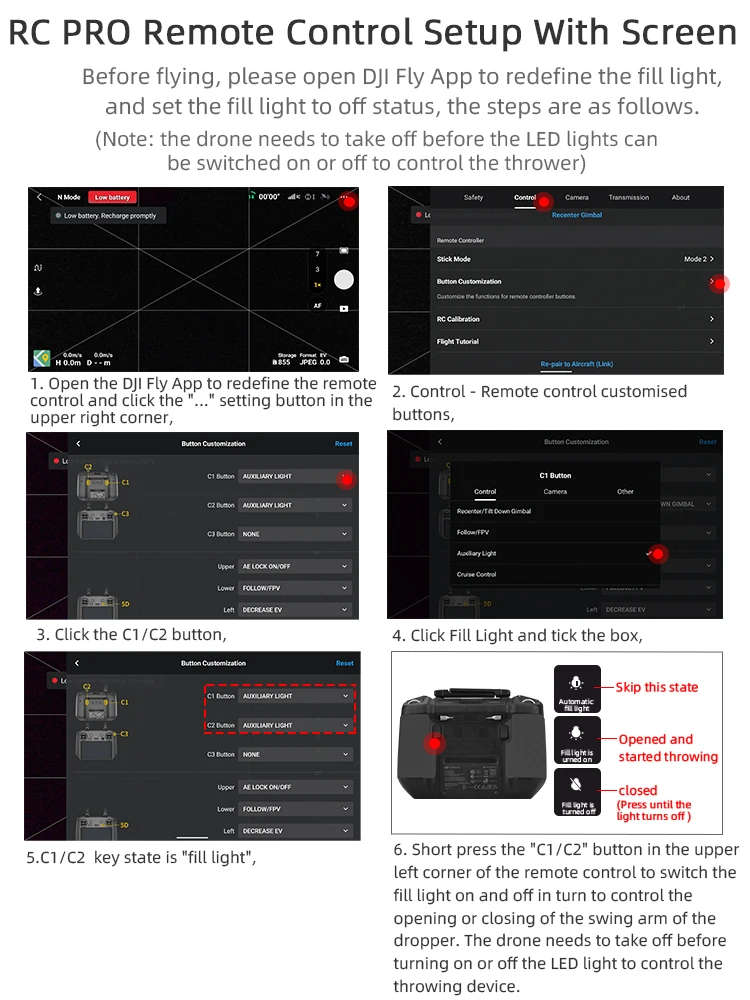 Airdrop System Thrower for DJI MAVIC 3/3 Classic/3 Pro Delivery Advertising Fishing Bait Throwing