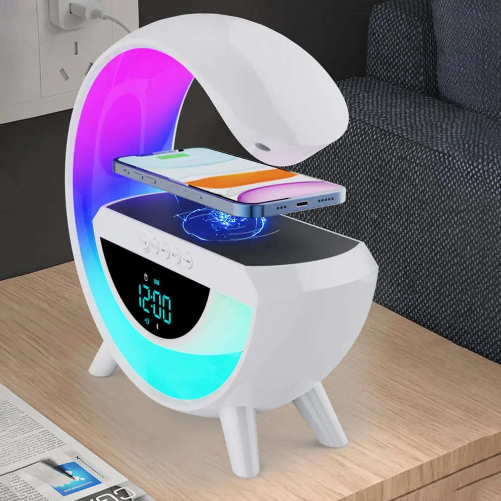 LED Wireless Charging Speaker & Alarm Clock