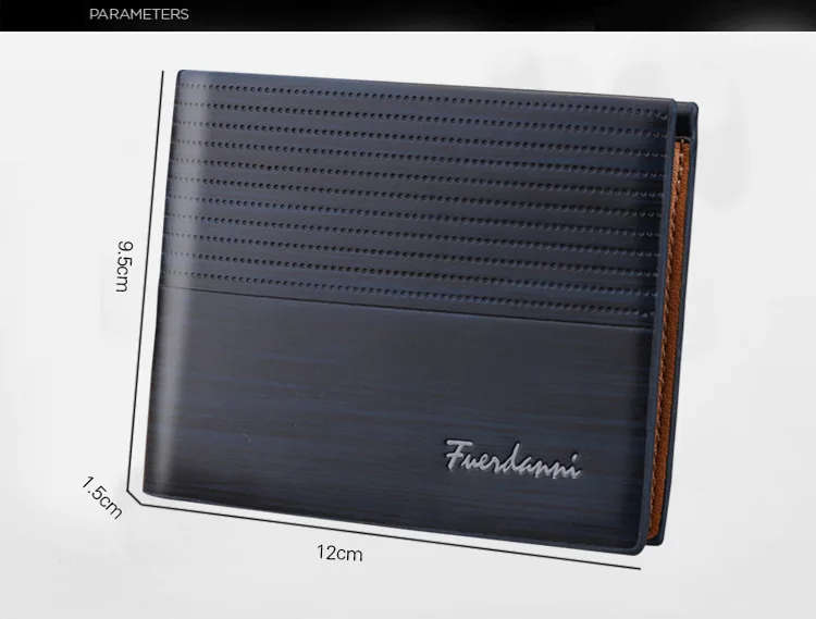 Vintage Men`s Wallet Money Credit Card Holders -  DARK BLUE