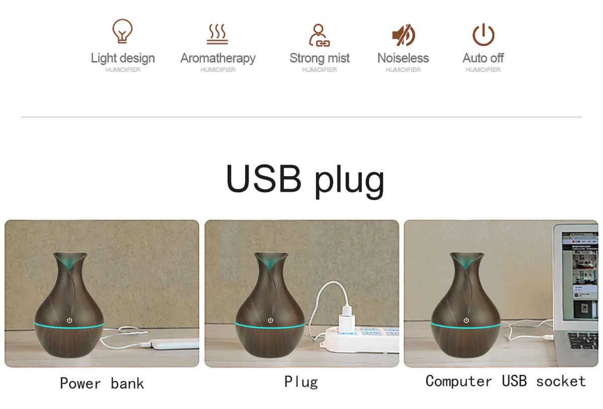200ml USB air humidifier