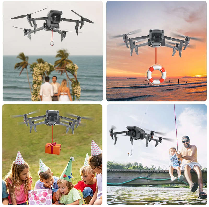 Airdrop System Thrower for DJI MAVIC 3/3 Classic/3 Pro Delivery Advertising Fishing Bait Throwing