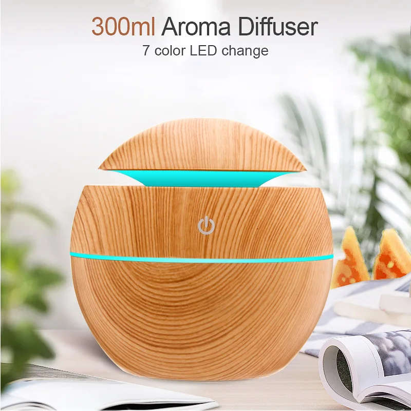 Ultrasonic Air Humidifier Aromatherapy Diffuser Mist Maker - Mini USB Humidifier