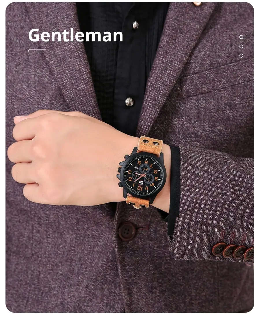 Men Quartz  Fashion Watch