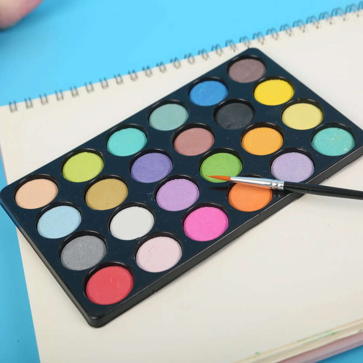 88 PCS Colored & Drawing Pen Set Painting Kit -  Blue box