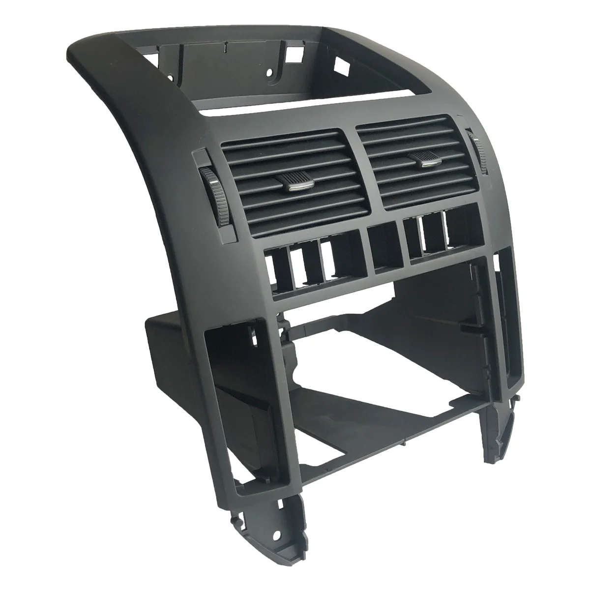 New Black Dash Centra AC Air Vent Grill Frame Panel Trim For VW Polo Sedan 4 9N3 Vento