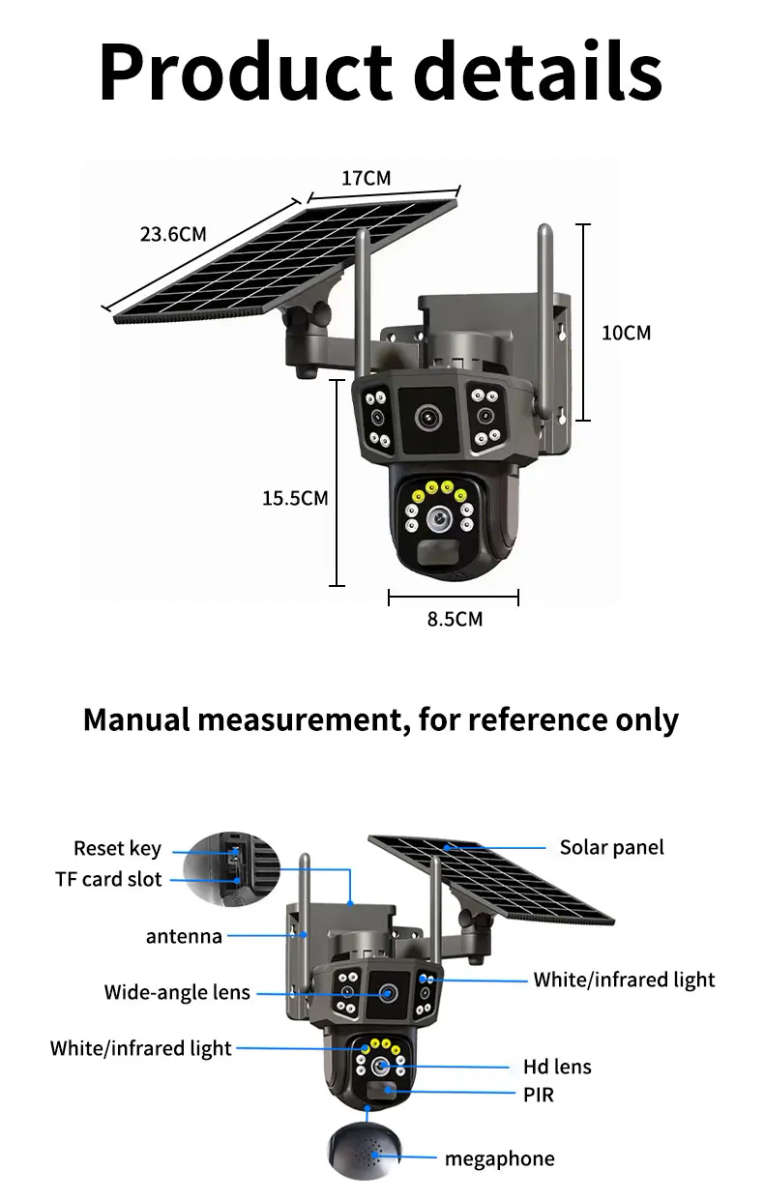 4G Sim Solar Camera