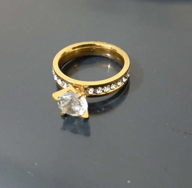 Retail Price R950 - Genuine Stainless Steel Wedding Engagement Band Ring Size 8