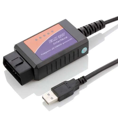 Wholesales OBD/OBDII scanner ELM 327 car diagnostic interface scan tool ELM327 USB supports all