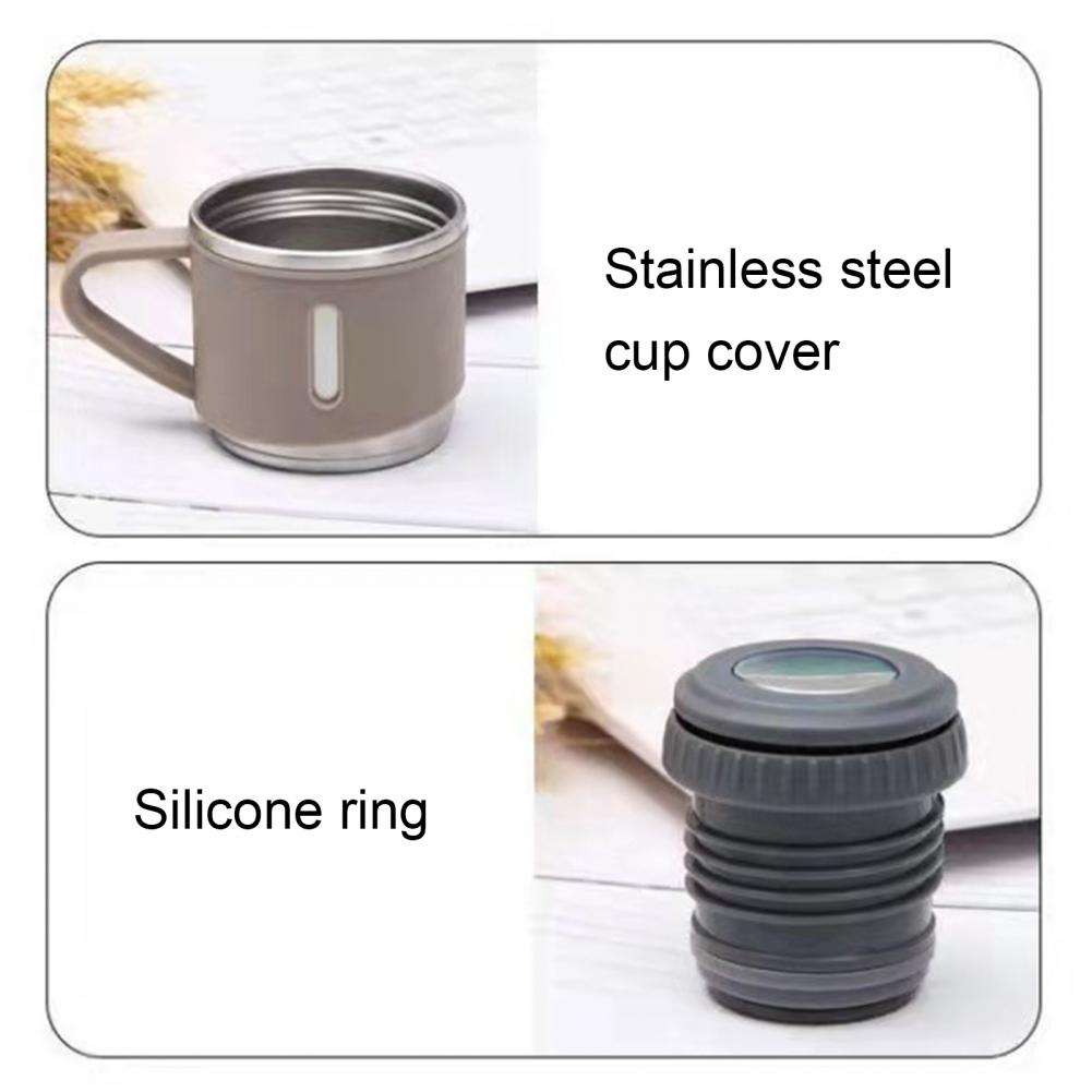 Thermo vacuum insulated flask bottle with cups - 500ml