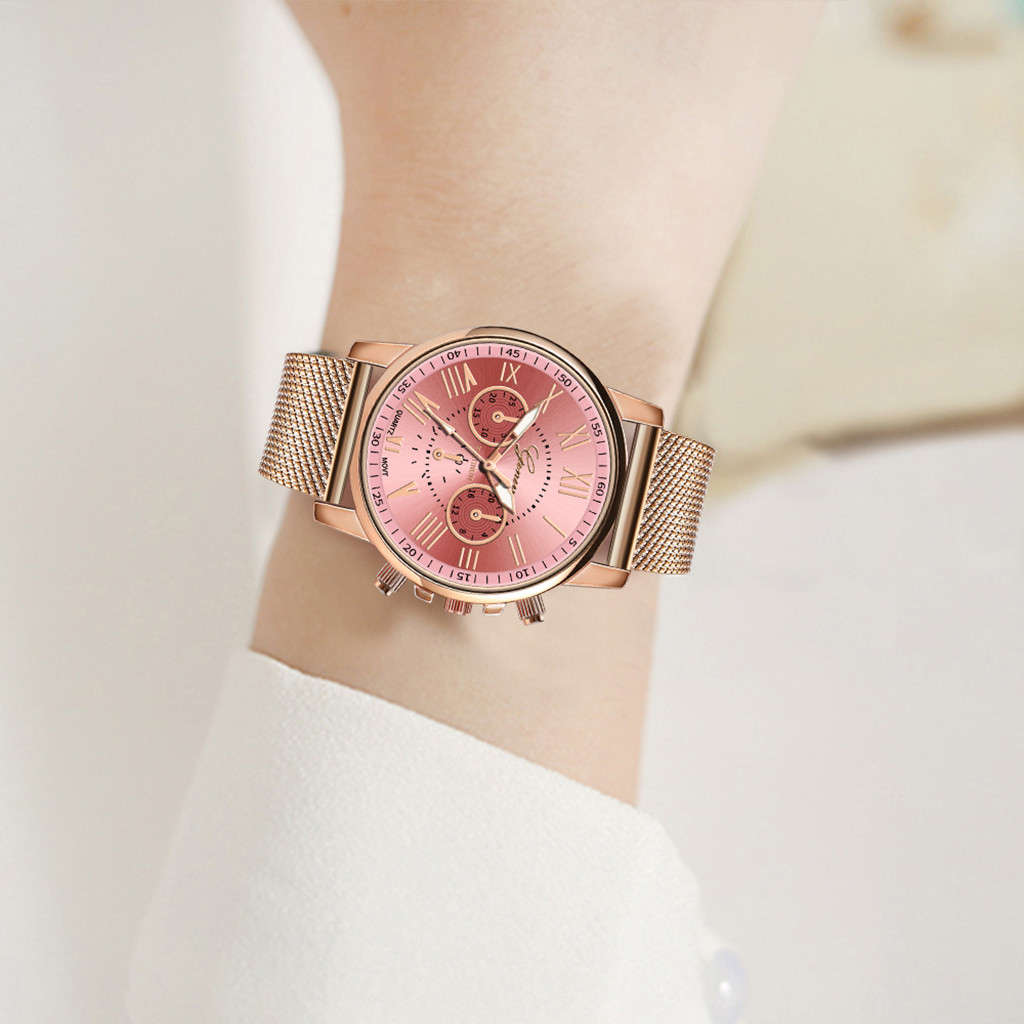 Casual Fashion Women watch quartz Watch -  Pink