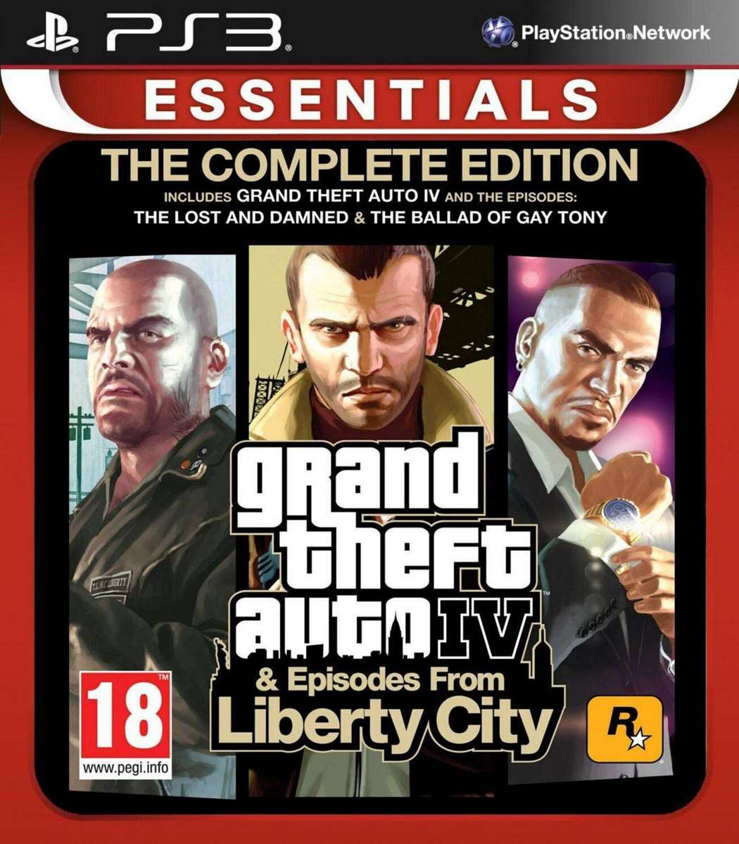 Grand Theft Auto IV & Episodes from Liberty City - The Complete Edition - Essentials (PlayStation 3)