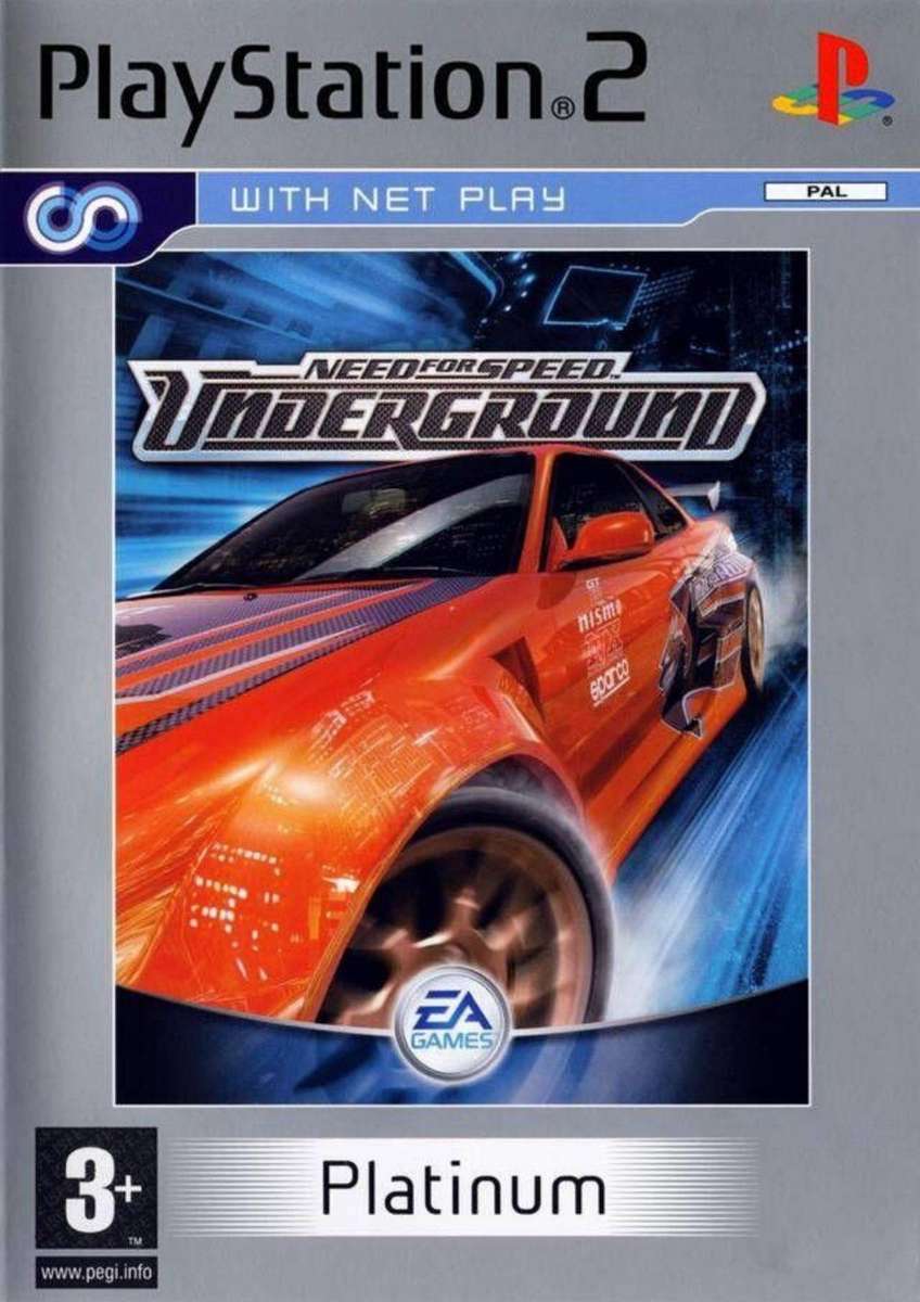 Need for Speed: Underground - Platinum (PlayStation 2)