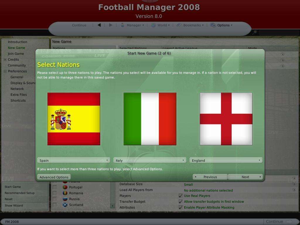 Football Manager 2008 (Xbox 360)