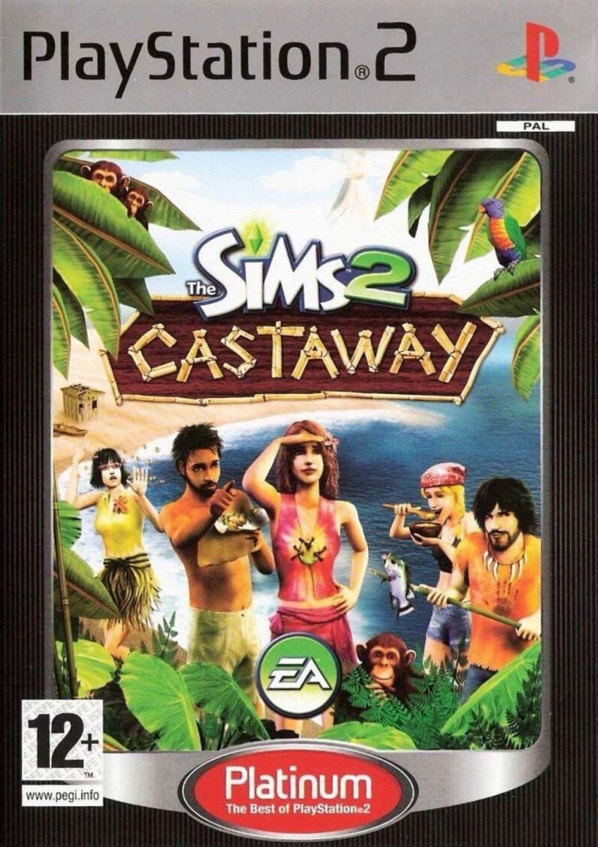 The Sims 2: Castaway - Platinum (PlayStation 2)