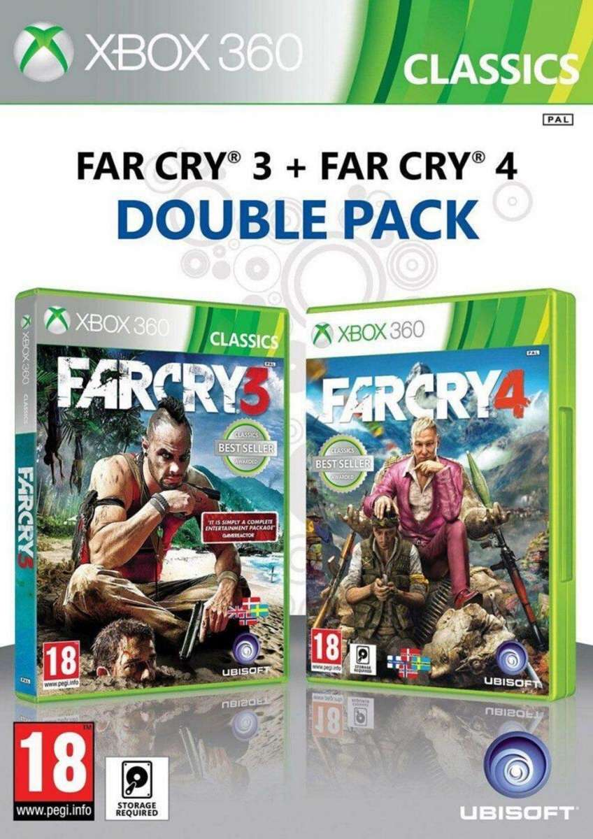 Far Cry 3 & Far Cry 4 Double Pack -Classics (Xbox 360)