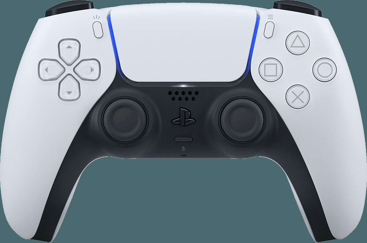 PlayStation 5 DualSense Controller - Glacier White (PlayStation 5)