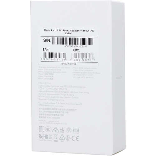 DJI Mavic Pro Wall Charger Without AC cable ( without Package)