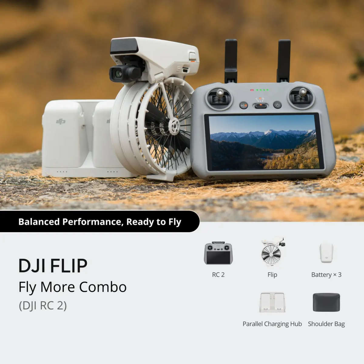 DJI FLIP FLY MORE COMBO (DJI RC 2) (GL)