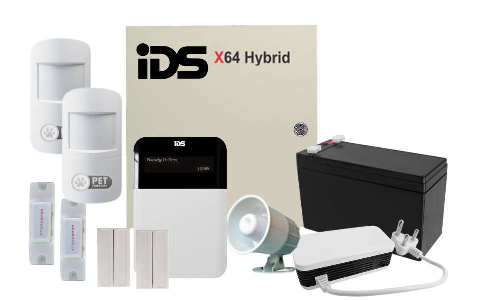 COMBO 5 - IDS X64 wired zones alarm kit
