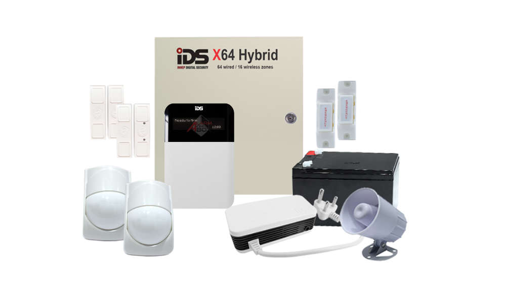 COMBO 5 - IDS X64 wired zones alarm kit