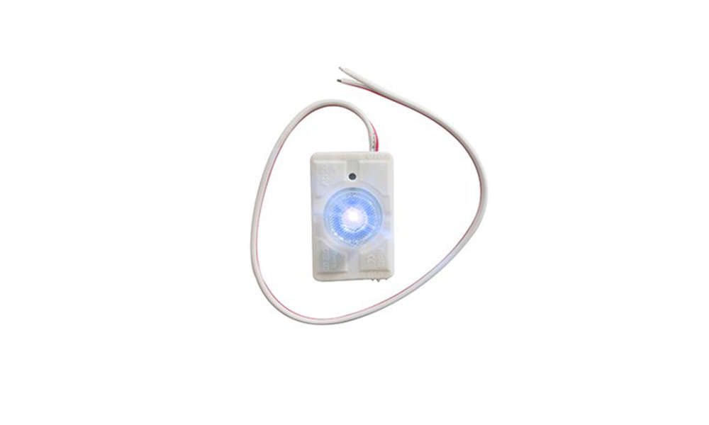 Status LED Indicator, flat, Blue, surface or recessed - 12 Volt