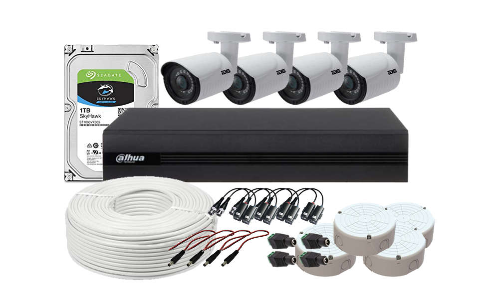CCTV 4 Channel Outdoor Kit