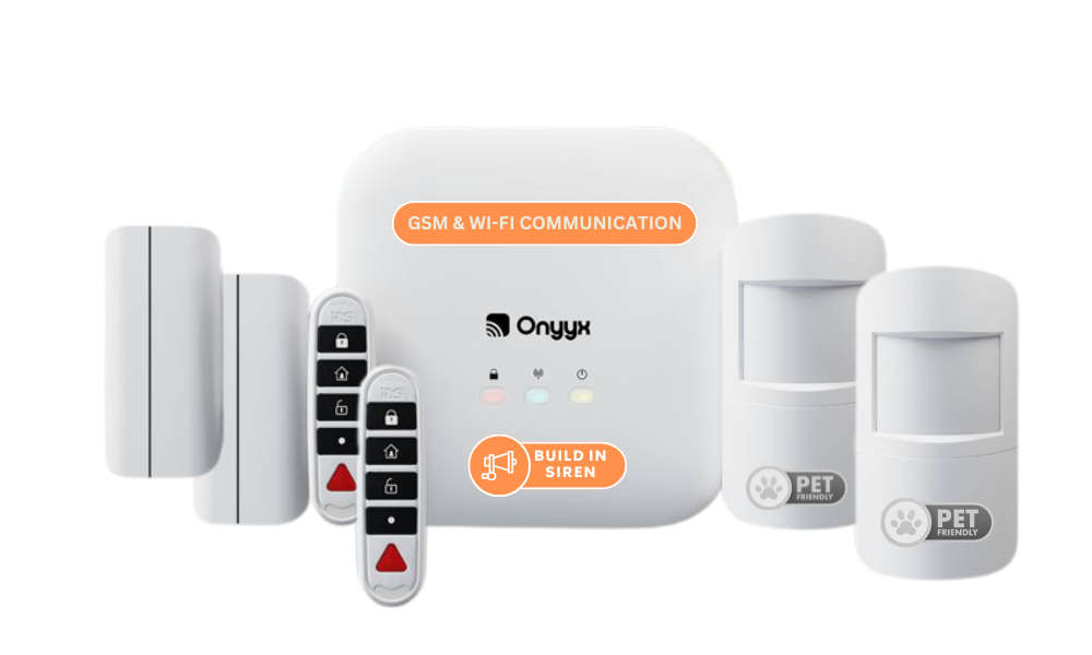 ONYYX Wireless Kit + 2 Passive + 2 Door Contacts + 2 Remotes
