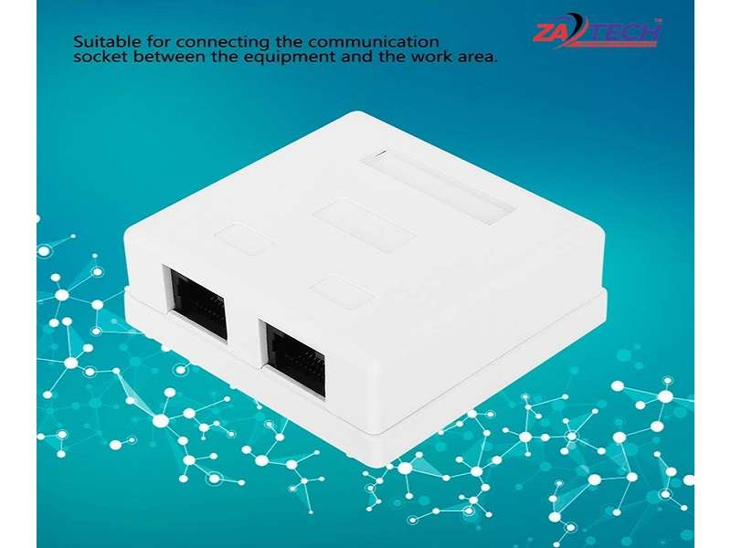 CAT6 Wall Box Dual Rj45