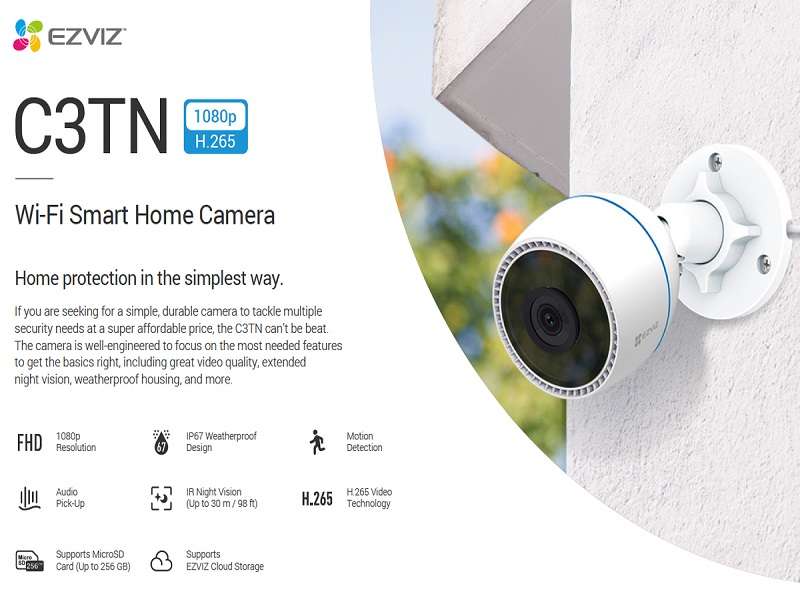 EZVIZ C3Tn 1080P 2.8Mm  Wifi Camera